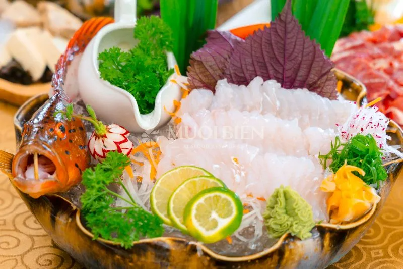 Grouper Sashimi