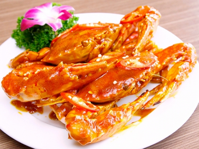 Sauteed Crab with Tamarind Sauce